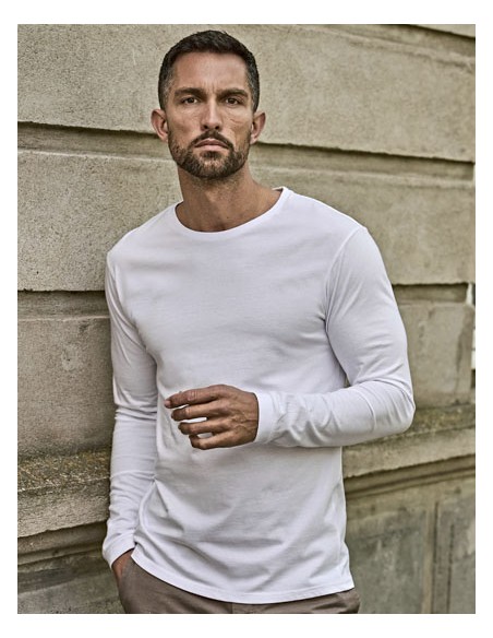 TEE-8007-Long Sleeve Fashion Sof Tee 2